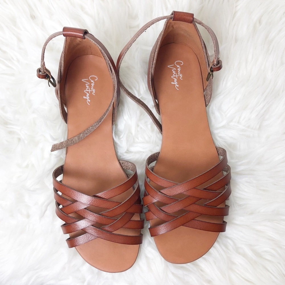 Crown Vintage Nayli Strappy Sandal Brown 9.5